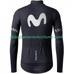 Uomo Maglia Ciclismo Maniche Lunghe Movistar Team 2025