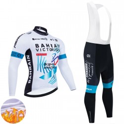 Uomo Invernale Completo Maglie e Calzamaglia con bretelle Team Bahrain Victorious 2025