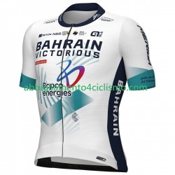 Uomo Maglia Ciclismo Maniche Corte Team Bahrain Victorious 2025