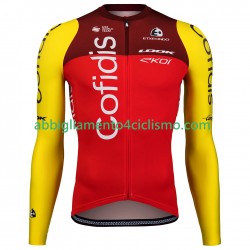 Uomo Maglia Ciclismo Maniche Lunghe Team Cofidis 2025