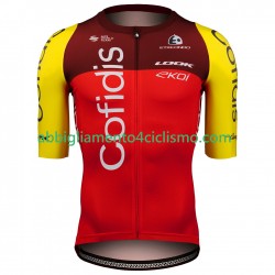 Uomo Maglia Ciclismo Maniche Corte Team Cofidis 2025