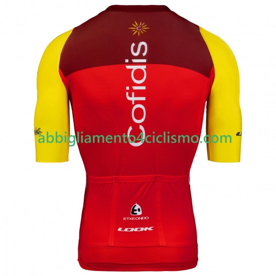 Uomo Maglia Ciclismo Maniche Corte Team Cofidis 2025