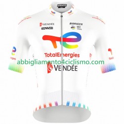 Uomo Maglia Ciclismo Maniche Corte Team TotalEnergies 2025