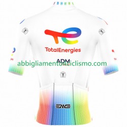 Uomo Maglia Ciclismo Maniche Corte Team TotalEnergies 2025
