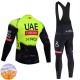Uomo Invernale Completo Maglie e Calzamaglia con bretelle UAE Team Emirates XRG 2025
