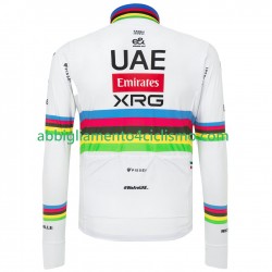 Uomo Maglia Ciclismo Maniche Lunghe UAE Team Emirates XRG 2025