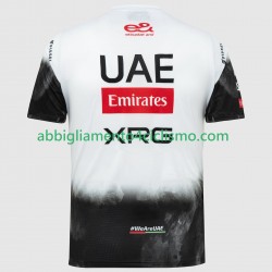 Uomo Maglia Ciclismo Maniche Corte UAE Team Emirates XRG 2025 N001
