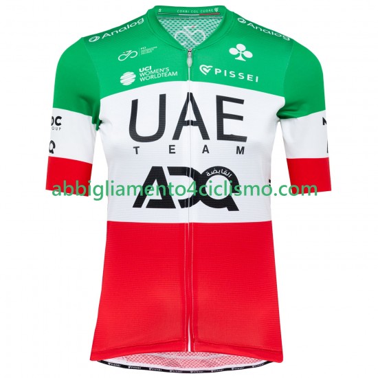 Uomo Maglia Ciclismo Maniche Corte UAE Team Emirates XRG 2025 N002
