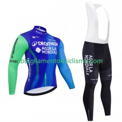 Uomo Completo Maglie e Calzamaglia con bretelle pro decathlon ag2r 2025