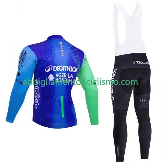 Uomo Completo Maglie e Calzamaglia con bretelle pro decathlon ag2r 2025