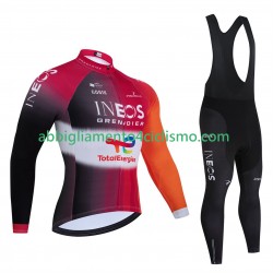 Uomo Completo Maglie e Calzamaglia con bretelle pro ineos totalenergies tour de france 2025