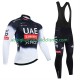 Uomo Completo Maglie e Calzamaglia con bretelle pro uae team emirates 2025 N001