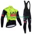 Uomo Completo Maglie e Calzamaglia con bretelle pro uae team emirates 2025 fluo