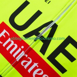 Uomo Completo Maglie e Calzamaglia con bretelle pro uae team emirates 2025 fluo