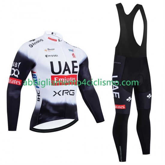 Uomo Completo Maglie e Calzamaglia con bretelle pro uae team emirates 2025