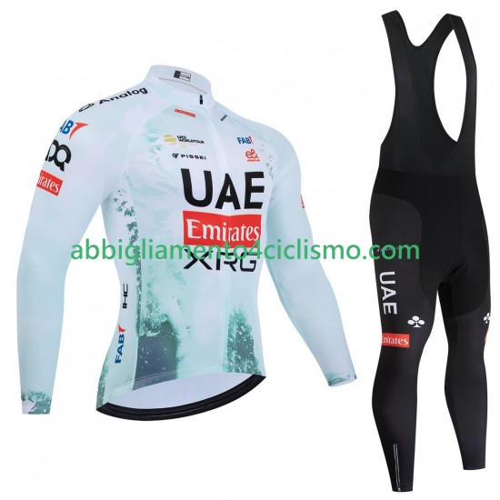 Uomo Completo Maglie e Calzamaglia con bretelle pro uae team emirates xrg tdf editon race 2025