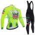 Uomo Completo Maglie e Calzamaglia con bretelle pro uae team emirates xrg tdf editon race fluo 2025
