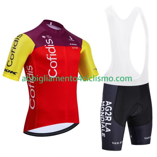 Uomo Completo Maglie e Salopette equipe pro cofidis 2025