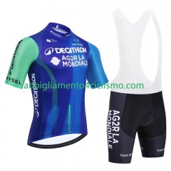 Uomo Completo Maglie e Salopette equipe pro decathlon ag2r 2025