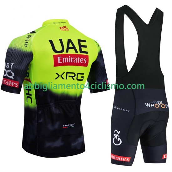 Uomo Completo Maglie e Salopette equipe pro uae team emirates 2025 fluo