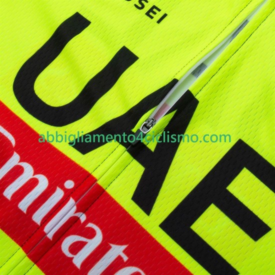 Uomo Completo Maglie e Salopette equipe pro uae team emirates 2025 fluo