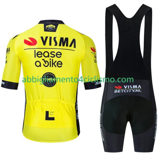 Uomo Completo Maglie e Salopette equipe pro visma lease a bike 2025