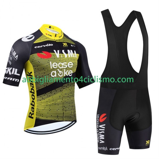 Uomo Completo Maglie e Salopette equipe pro visma lease a bike tour de france 2025