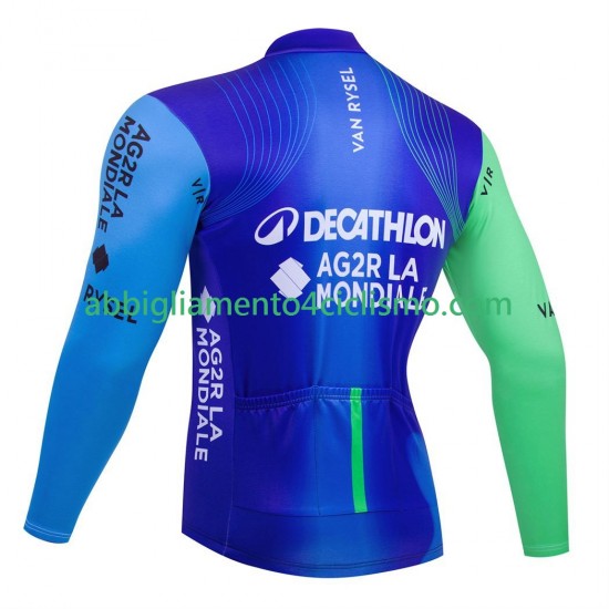 Uomo Maglia Ciclismo Maniche Lunghe equipe pro decathlon ag2r 2025