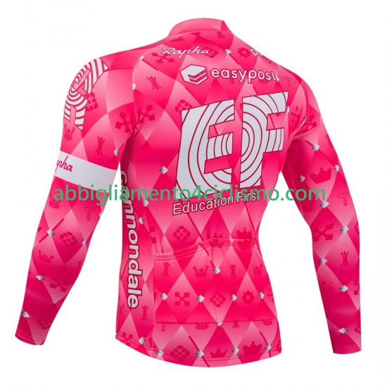 Uomo Maglia Ciclismo Maniche Lunghe equipe pro ef education easypost 2025