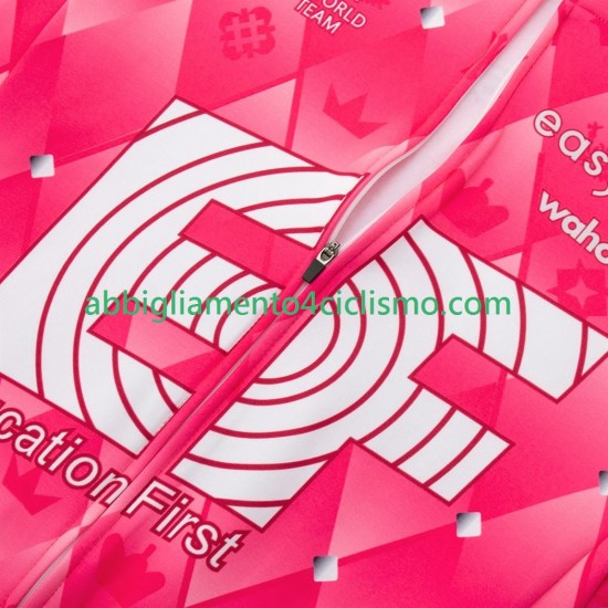 Uomo Maglia Ciclismo Maniche Lunghe equipe pro ef education easypost 2025