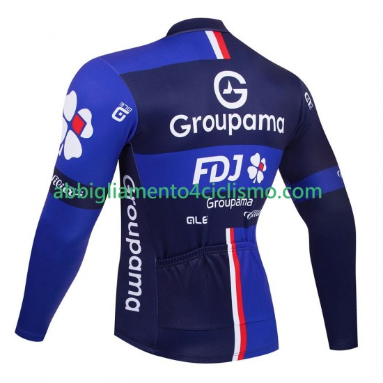 Uomo Maglia Ciclismo Maniche Lunghe equipe pro groupama fdj 2025