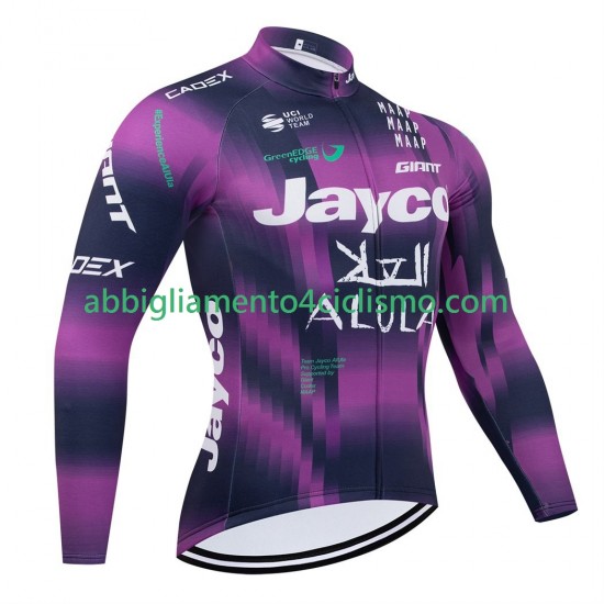 Uomo Maglia Ciclismo Maniche Lunghe equipe pro jayco alula 2025