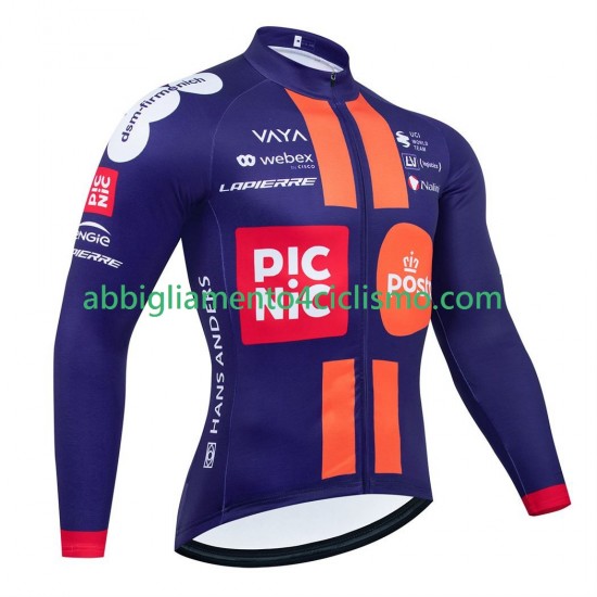 Uomo Maglia Ciclismo Maniche Lunghe equipe pro picnic postnl 2025