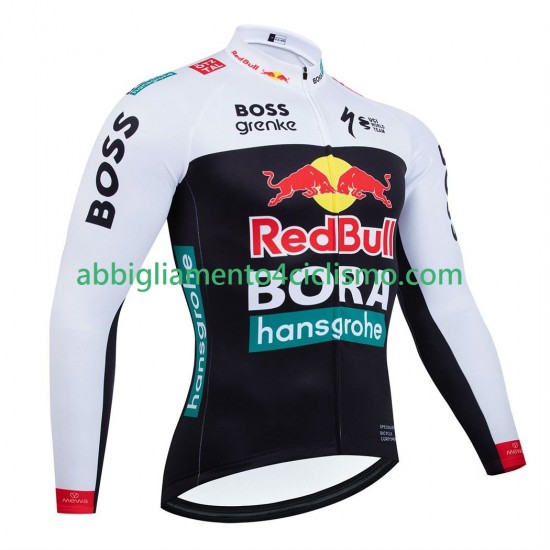 Uomo Maglia Ciclismo Maniche Lunghe equipe pro red bull bora hansgrohe 2025