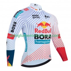 Uomo Maglia Ciclismo Maniche Lunghe equipe pro red bull bora hansgrohe tour de france 2025