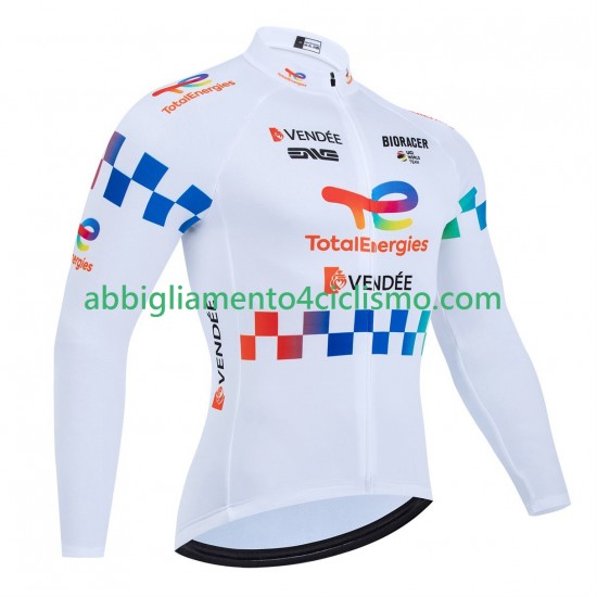 Uomo Maglia Ciclismo Maniche Lunghe equipe pro totalenergies tour de france 2025
