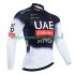 Uomo Maglia Ciclismo Maniche Lunghe equipe pro uae team emirates 2025 N001