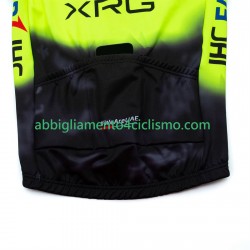 Uomo Maglia Ciclismo Maniche Lunghe equipe pro uae team emirates 2025 fluo