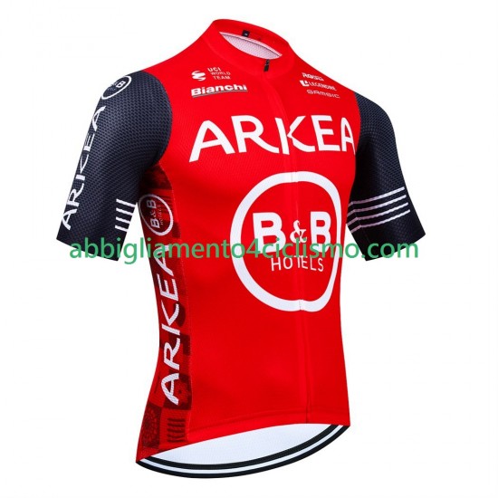 Uomo Maglia Ciclismo Maniche Corte equipe pro arkea bb hotels 2025