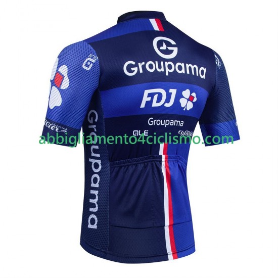 Uomo Maglia Ciclismo Maniche Corte equipe pro groupama fdj 2025