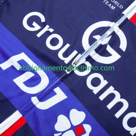 Uomo Maglia Ciclismo Maniche Corte equipe pro groupama fdj 2025