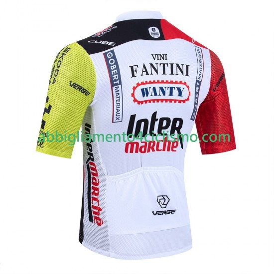 Uomo Maglia Ciclismo Maniche Corte equipe pro intermarche wanty 2025