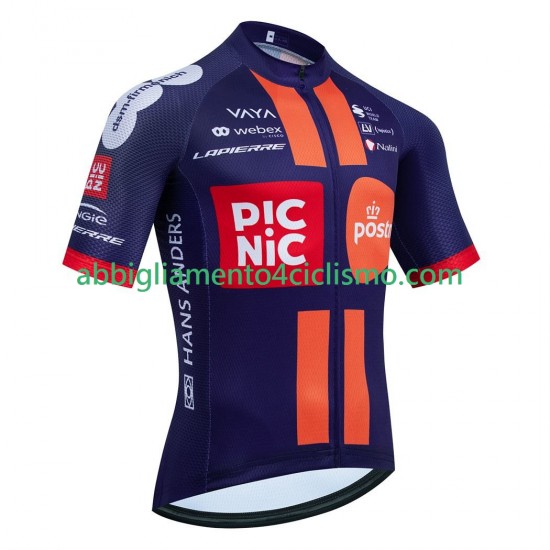 Uomo Maglia Ciclismo Maniche Corte equipe pro picnic postnl 2025