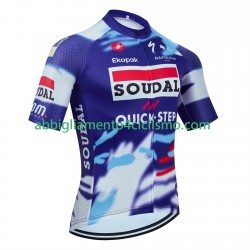 Uomo Maglia Ciclismo Maniche Corte equipe pro soudal quick step 2025