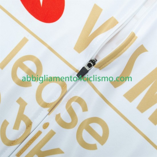 Uomo Maglia Ciclismo Maniche Corte equipe pro visma lease a bike 2025 N002