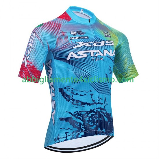 Uomo Maglia Ciclismo Maniche Corte equipe pro xds astana 2025