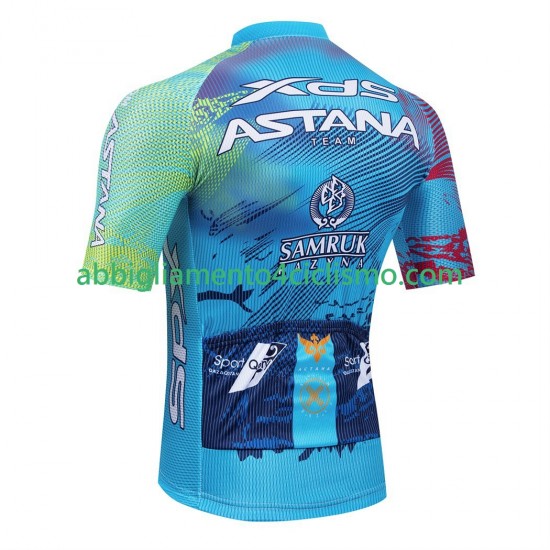 Uomo Maglia Ciclismo Maniche Corte equipe pro xds astana 2025