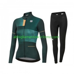 Donna Completo Maglie e Calzamaglia 2021 Sportful Leaf N001