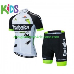 Bambino Completo Maglie e Pantaloncini 2021 Team Qhubeka N001