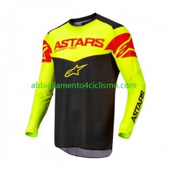 Uomo Maglia MTB Manica Lunga 2022 ALPINESTARS FLUID TRIPPL N001